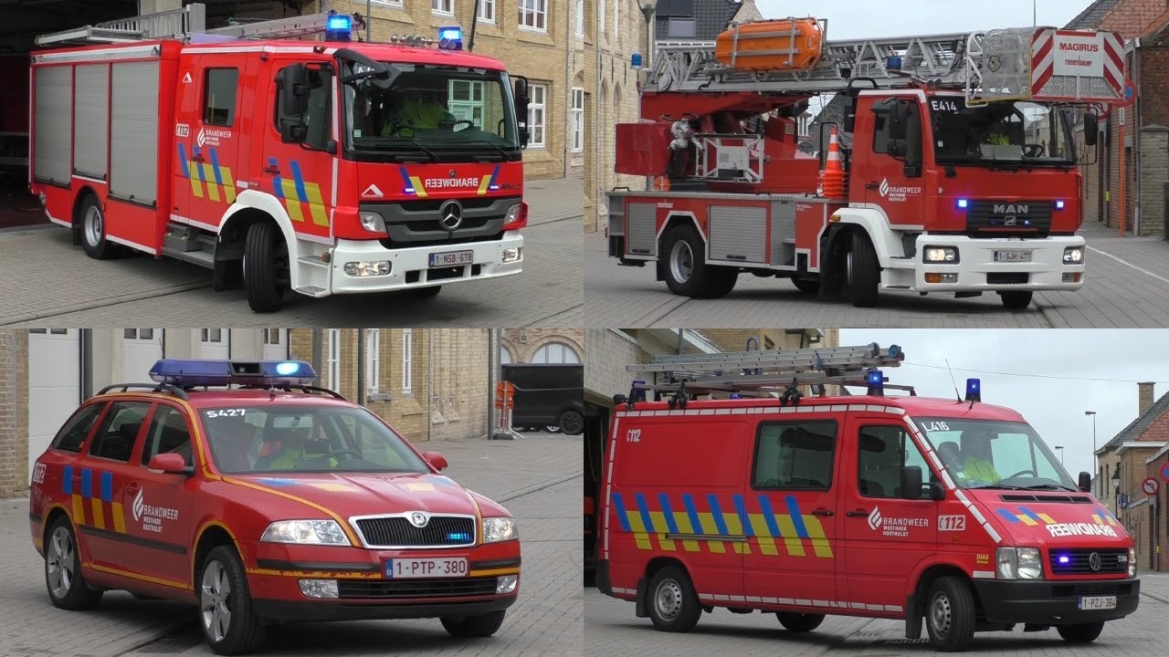 [E-HORN/ Uniek] Verschillende showtjes Vrijwillige Brandweer Houthulst HVZ Westhoek!