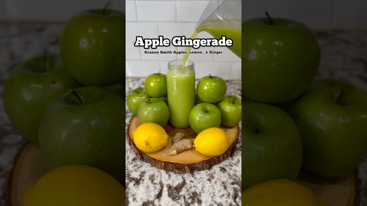 Apple Gingerade🧃Would you try this? If so, take notes 📝 you&rsquo;ll want to save this recipe for later!