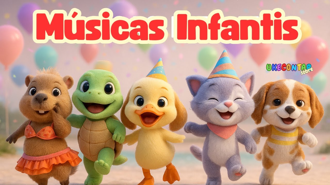 Vamos cantar e dançar com os Bichinhos e Capivaras |  Músicas Infantis