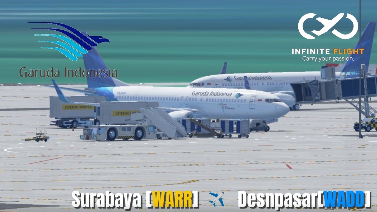Garuda Indonesia B737 battling the Indonesian rush hour skies! 🇮🇩✈️ | WARR → WADD | Infinite Flight 