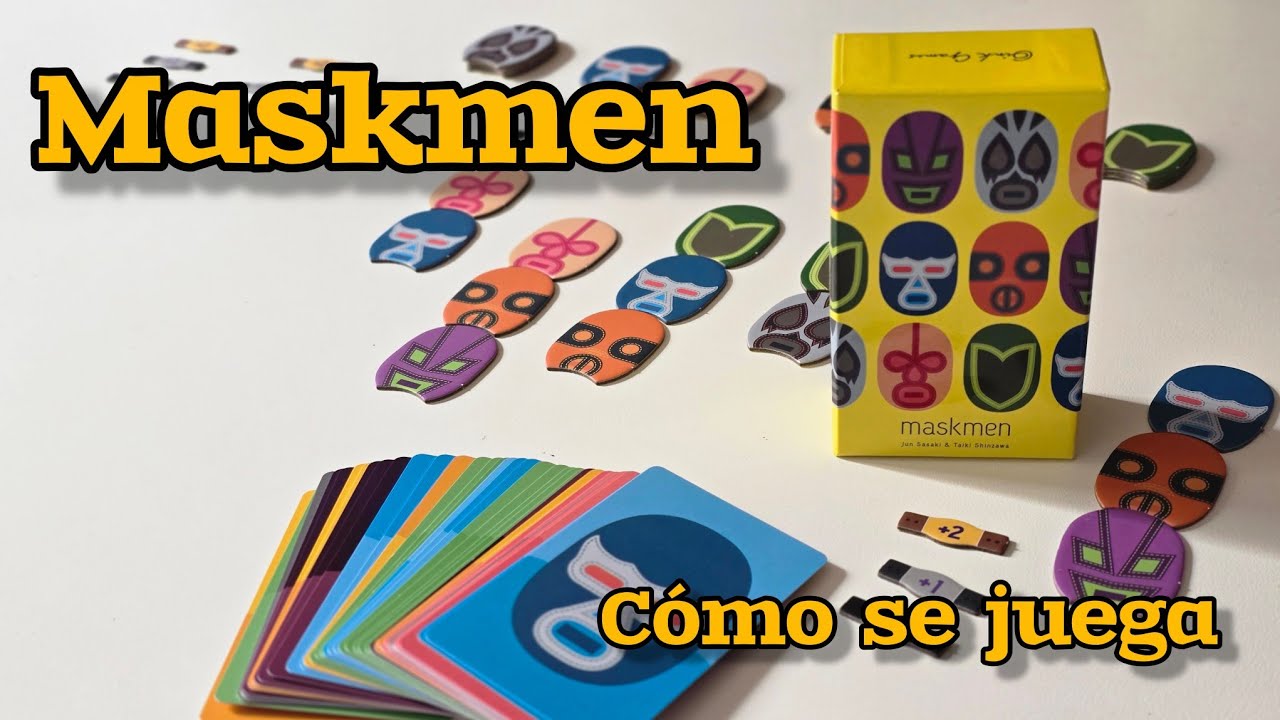 MASKMEN - Cómo se juega - Juego de cartas - Oink Games 