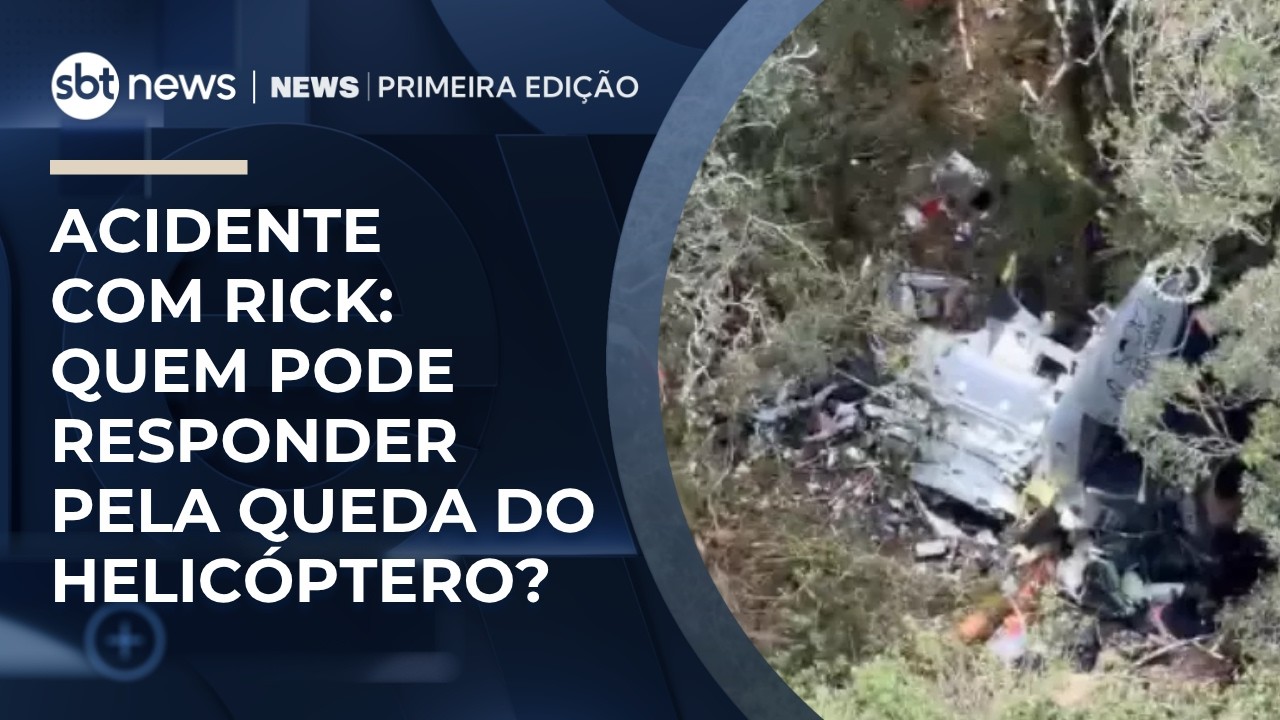 Acidente com Rick: quem responde por helic&oacute;ptero usado por terceiros? | #NewsPrimeiraEdi&ccedil;&atilde;o