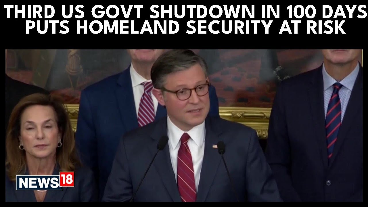 US Faces Third Govt Shutdown In 100 Days As DHS Funding Blocked Amid Security Concerns