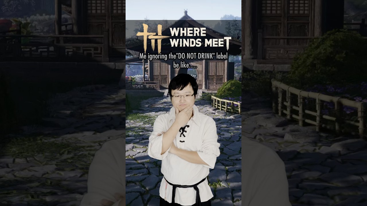 This is why warning labels don&rsquo;t work #wherewindsmeet #wuxia #mmorpg #skit