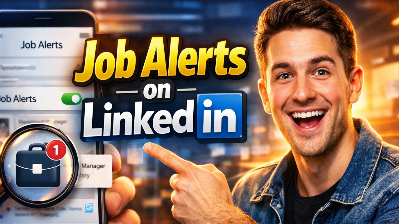 How to Set Up Job Alerts on LinkedIn | LinkedIn Tips & Tricks to Find Your Dream Job