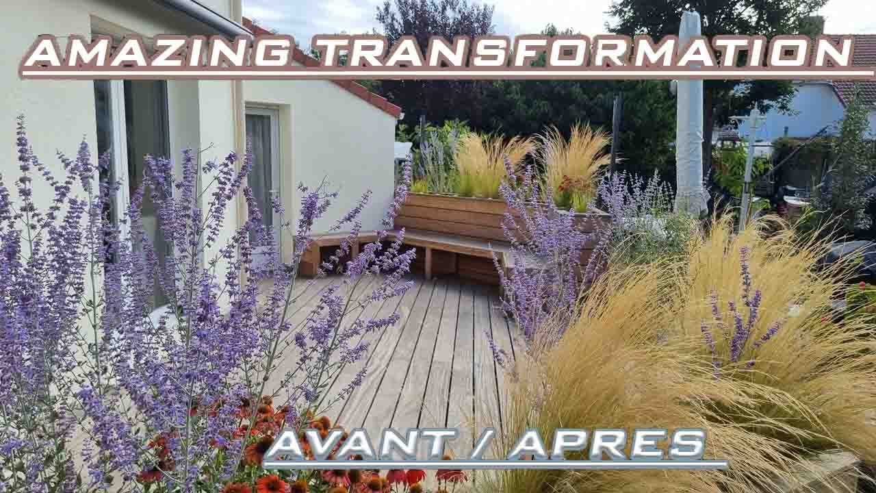 Transformation d'une terrasse de 40m² - Timelapse