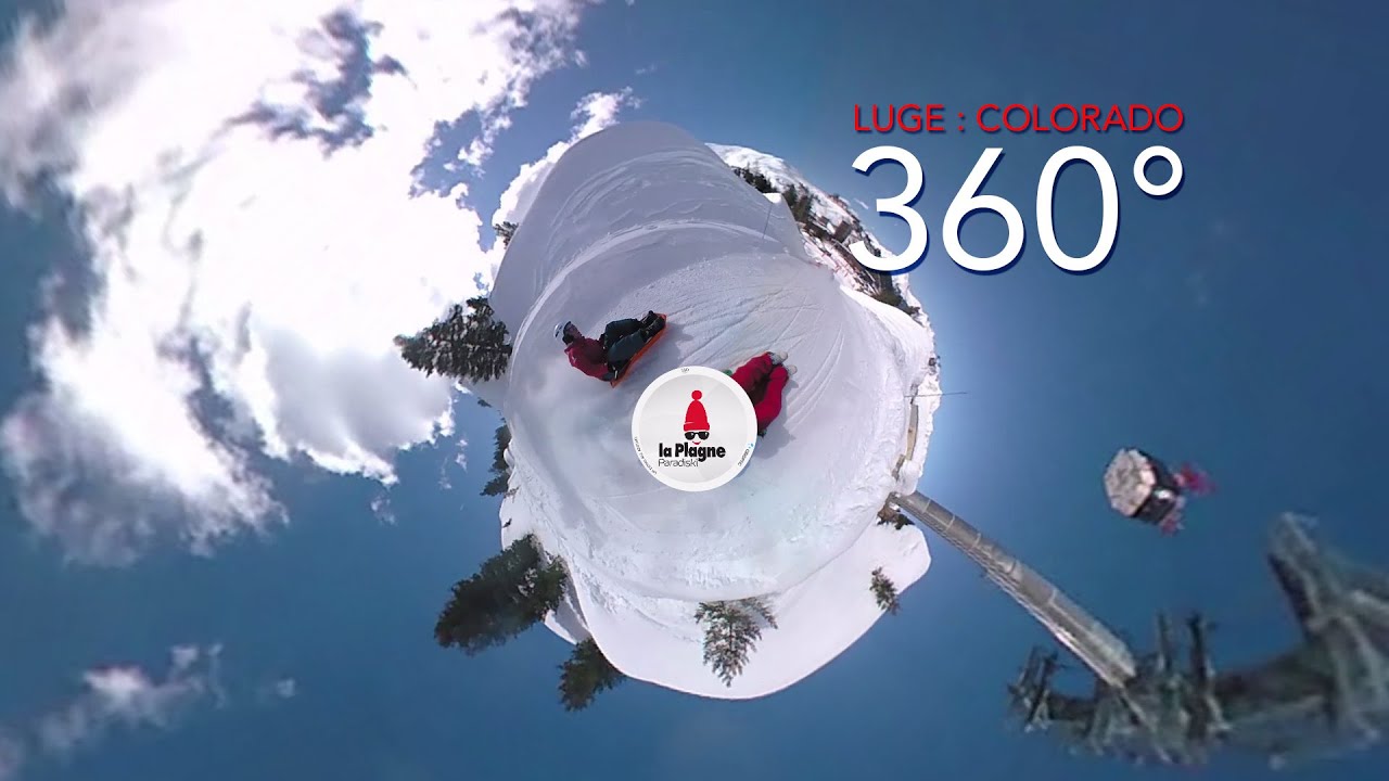 [360°] Piste de luge Colorado - la Plagne