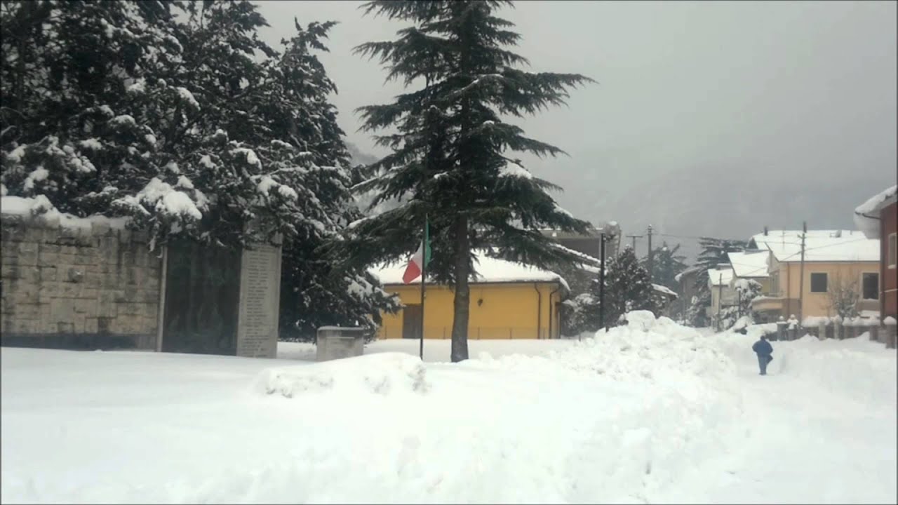 Neve a Capistrello,04/02/2012 ᴴᴰ