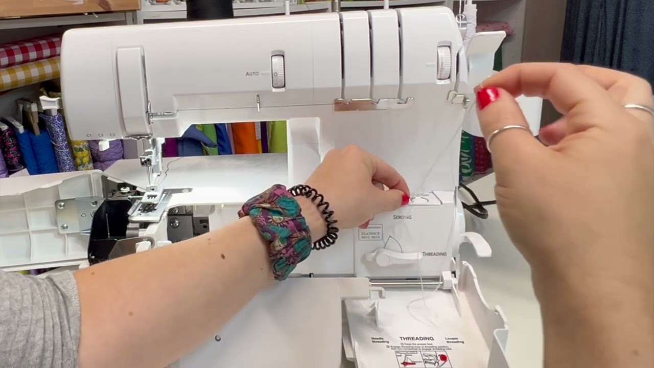 How to create shirring using the Babylock Euphoria Coverstitch Machine