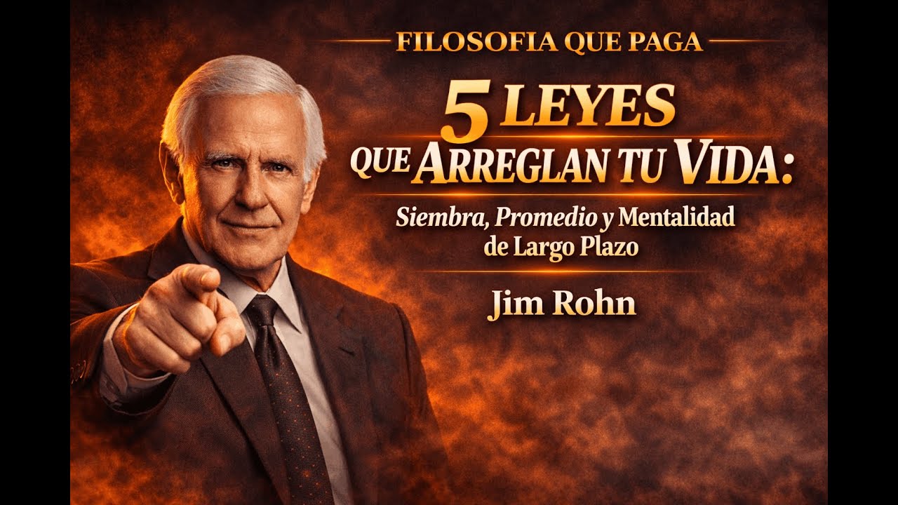 5 LEYES QUE ARREGLAN TU VIDA : Siembra, Promedio y Mentalidad de Largo Plazo | Jim Rohn 🚀