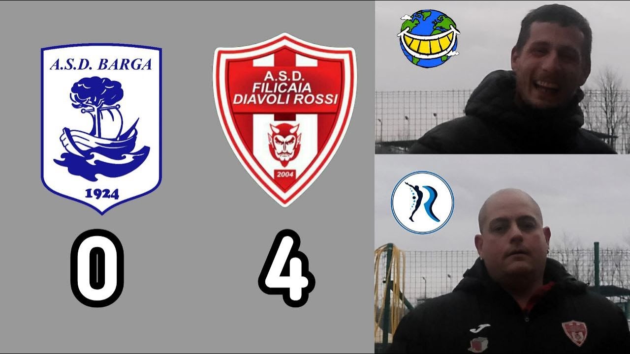Barga 0-4 Filicaia Diavoli Rossi \ TERZA CATEGORIA LUCCA - GIRONE A