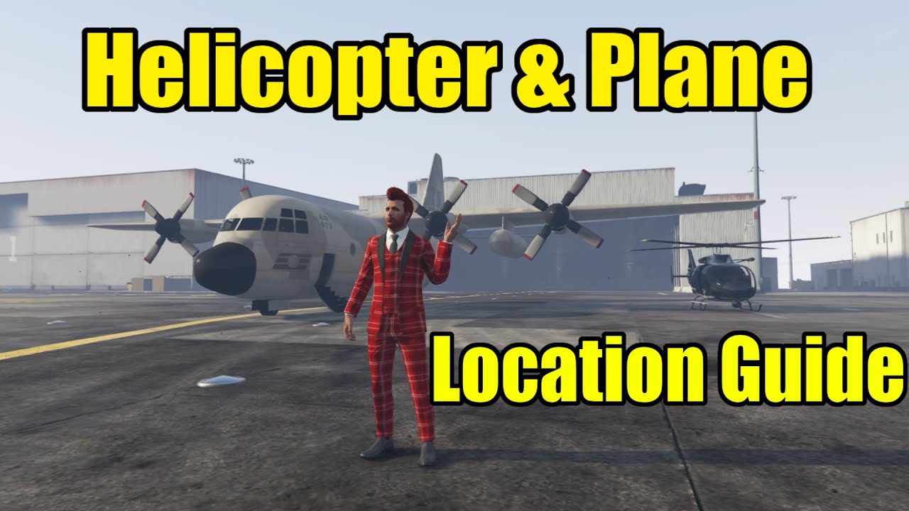 GTA 5 - All Free Helicopter & Plane Spawn Locations