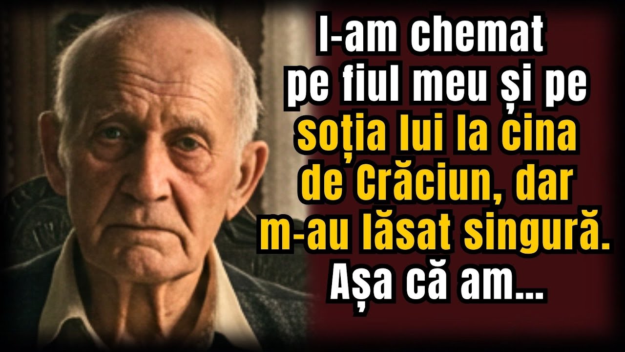 L-am invitat pe fiul meu și pe soția lui la cină, dar m-au lăsat. Apoi am decis… | Povești