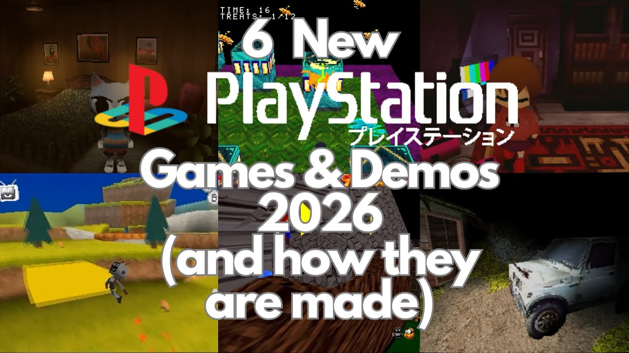 6 новых игр и демоверсий для Sony PlayStation / PS1, находящихся в разработке в 2026 году (и как ...
