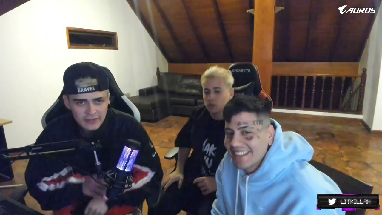 LIT KILLAH TIRANDO FREESTYLE CON DUKI Y FMK