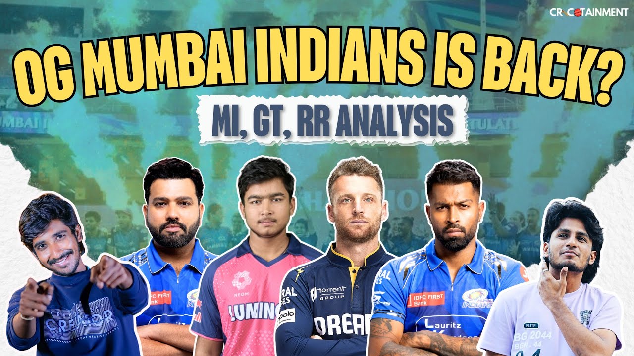 IPL 2026 Team Analysis 🔥 | MI, GT, RR | Tamil | CRICOTAINMENT