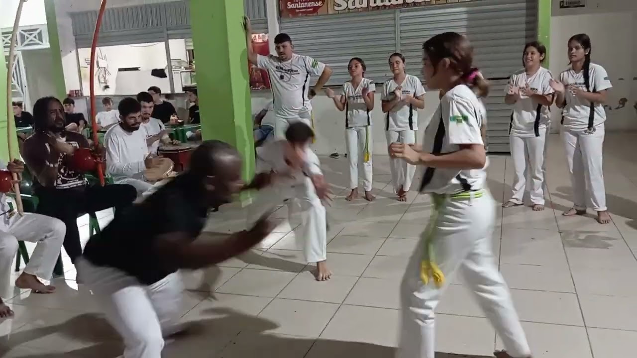 Roda de Capoeira em Riacho de Santana RN Professor Paulista Grupo ACRB