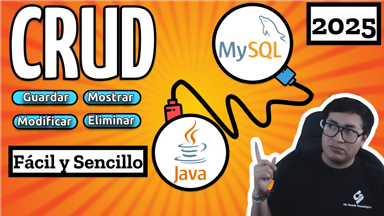 ¿CÓMO HACER UN CRUD(GUARDAR, MOSTRAR, MODIFICAR Y ELIMINAR) CON JAVA Y MYSQL? FÁCIL Y SENCILLO 2025