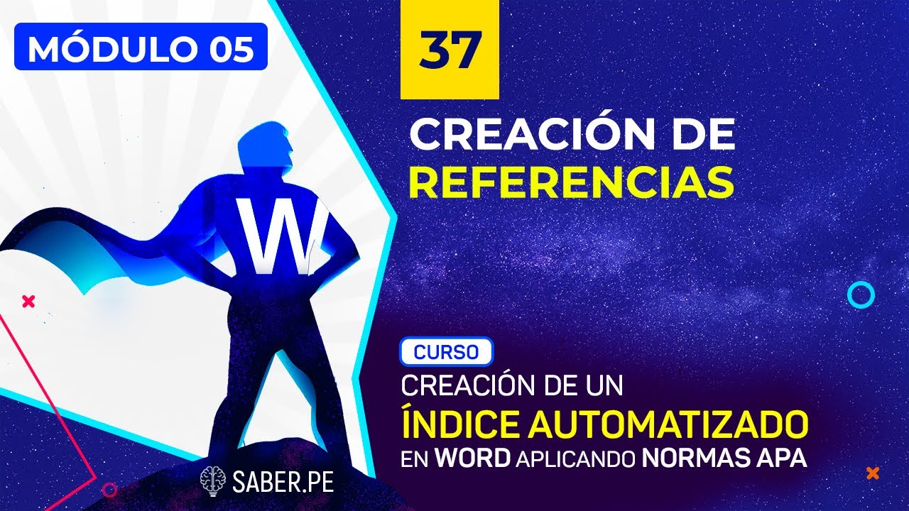 37: Creación de referencias | CURSO: CREACIÓN DE ÍNDICE SEGÚN APA