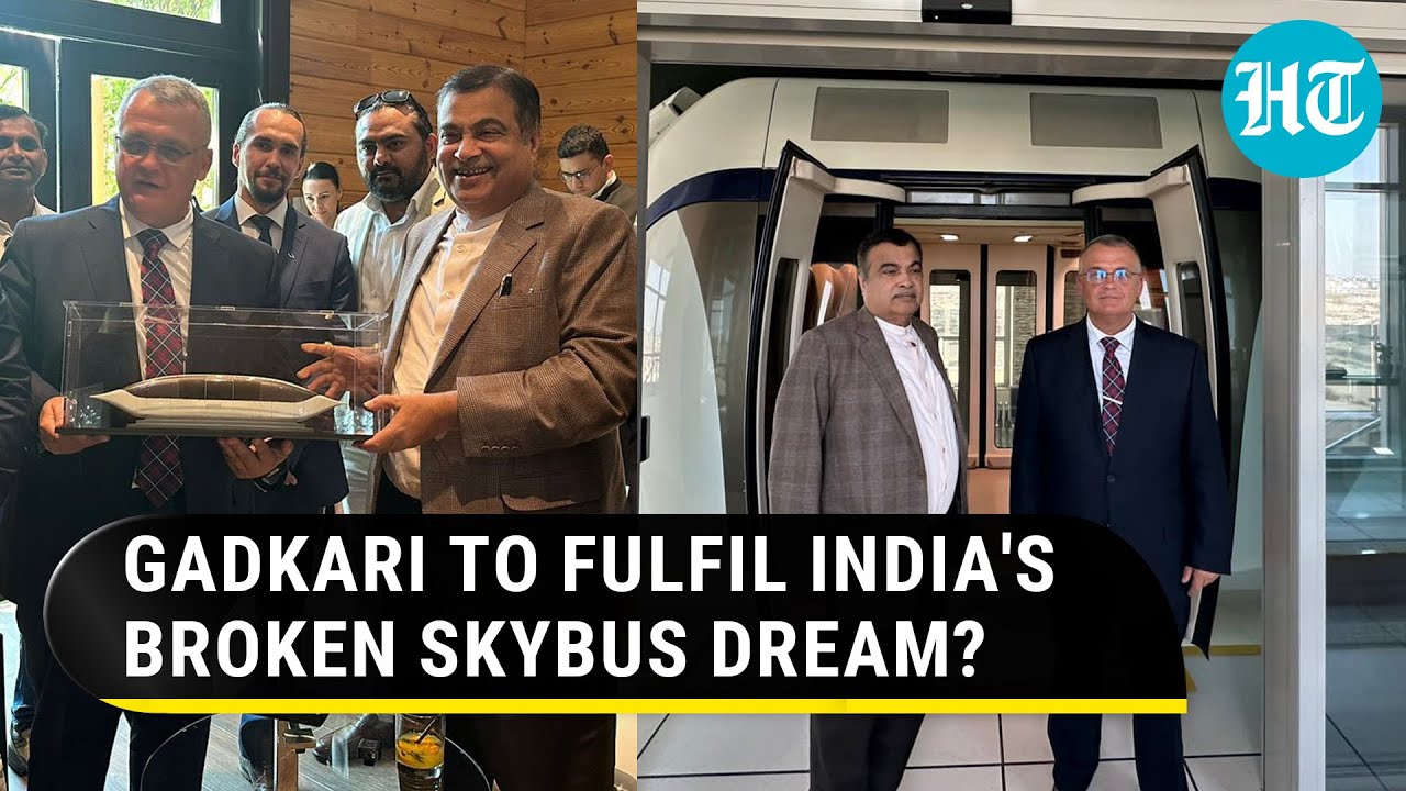 Nitin Gadkari Tests Skybus In Sharjah; Delhi, Bengaluru, Pune To Get Suspended Rail System Soon?