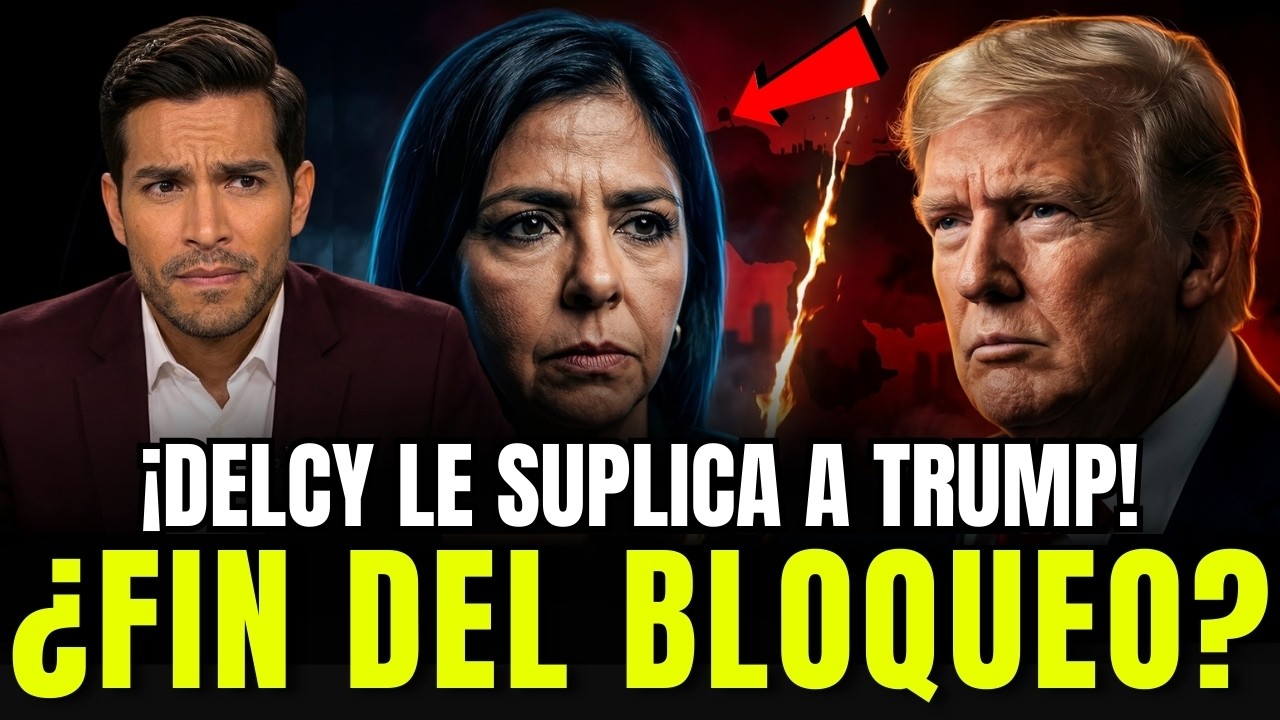 🚨 ÚLTIMA HORA: Delcy llama “socio y amigo” a Trump y pide fin del bloqueo a Venezuela