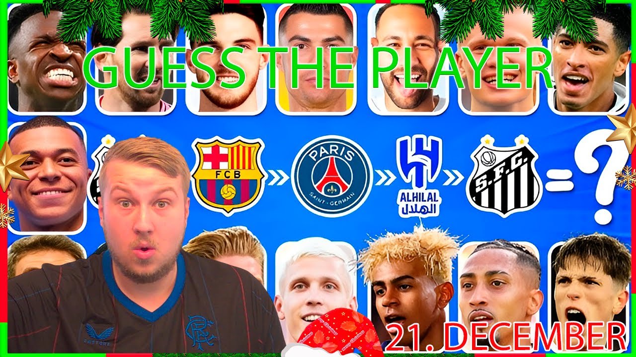 GÆT SPILLEREN UDFRA KARRIEREVEJ QUIZ! - BIMSES JULEKALENDER 21. DECEMBER!