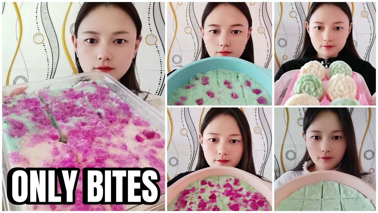 SUPER SQUEAKY FLAVOURED ICE EATING MUKBANG ONLY BITES ASMR