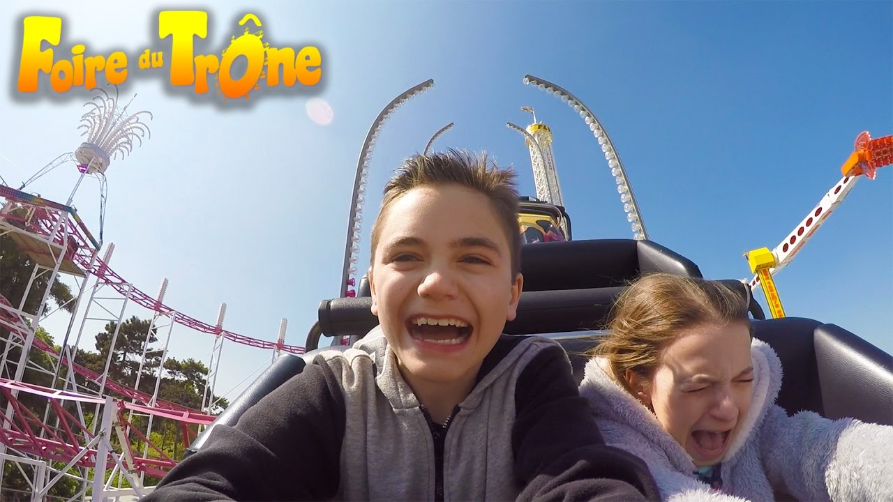 VLOG - MAN&Egrave;GES DE FOLIE POUR N&Eacute;O & L&Eacute;VANAH &agrave; La FOIRE du TR&Ocirc;NE  -  Attractions F&ecirc;te Foraine