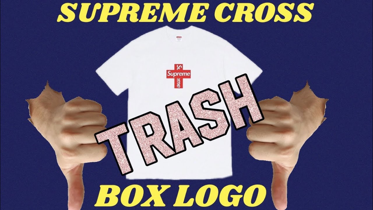Supreme Cross Box Logo Tee (trash)