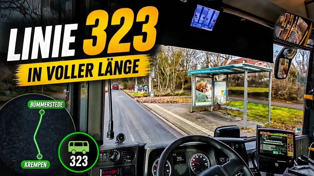 VWG Oldenburg | Linie 323 (Cab View) 🚌 Im Kleigrund ➡️ Wahnbek, Am Nordkreuz | XXL Busfahrt