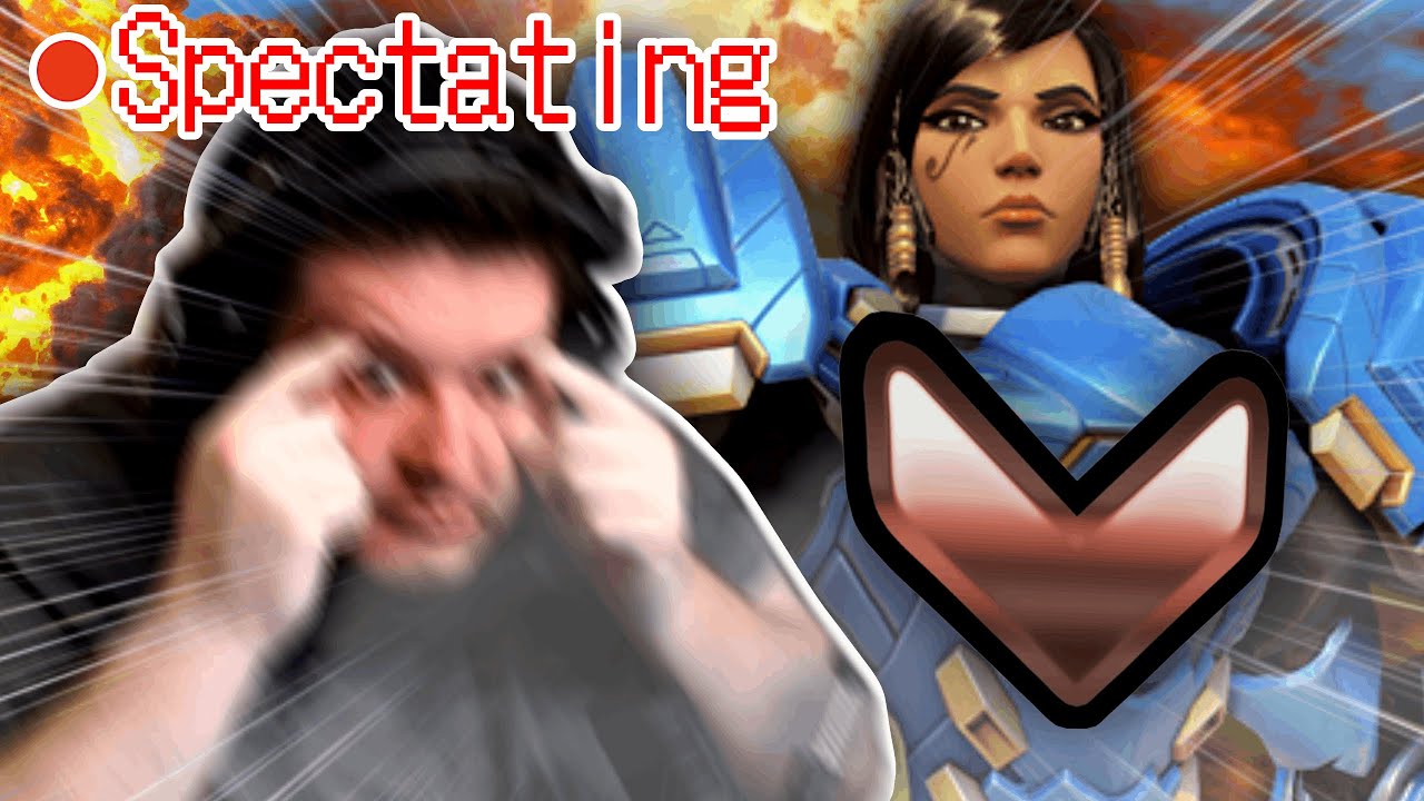 I spectated a Bronze Pharah who NEVER touched her controller in Overwatch