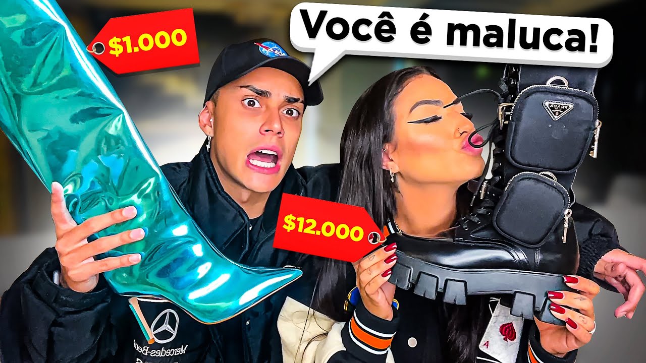 NAMORADO ADVINHANDO O PREÇO DOS MEUS SAPATOS!!!