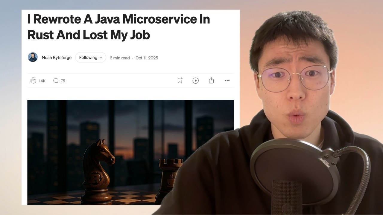 Я переписал Java-микросервис на Rust и потерял работу.