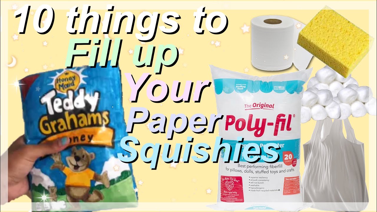 10 THINGS TO FILL YOUR PAPER SQUISHIES!