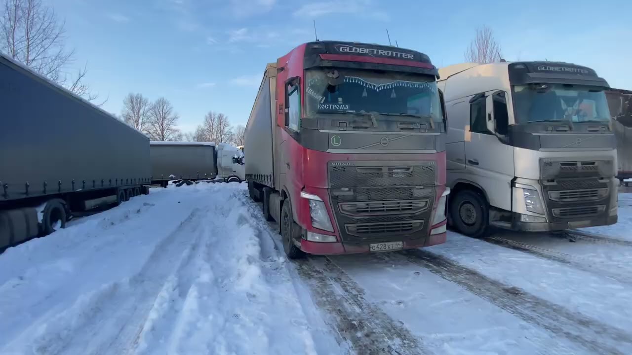 Двигаюсь на Вольво.  Канал КАлян Палыч.