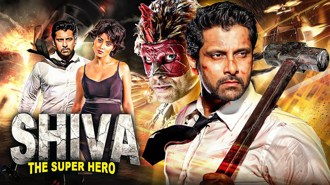Vikram South Action Shiva The Super Hero 2009 Hindi Dubbed Movie 4K | Shriya Saran, Prabhu