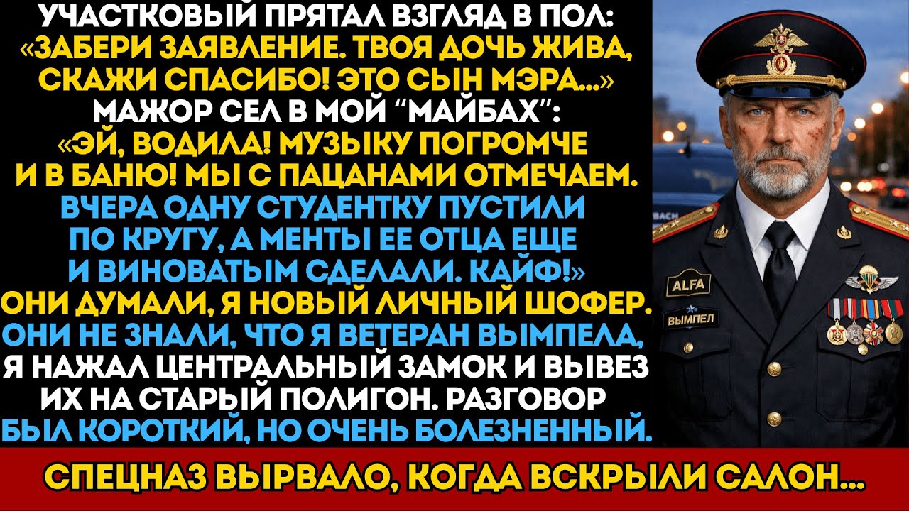Спецназ оцепенел, вскрыв машину мэра. Мажоры не знали, кто на самом деле за рулем...