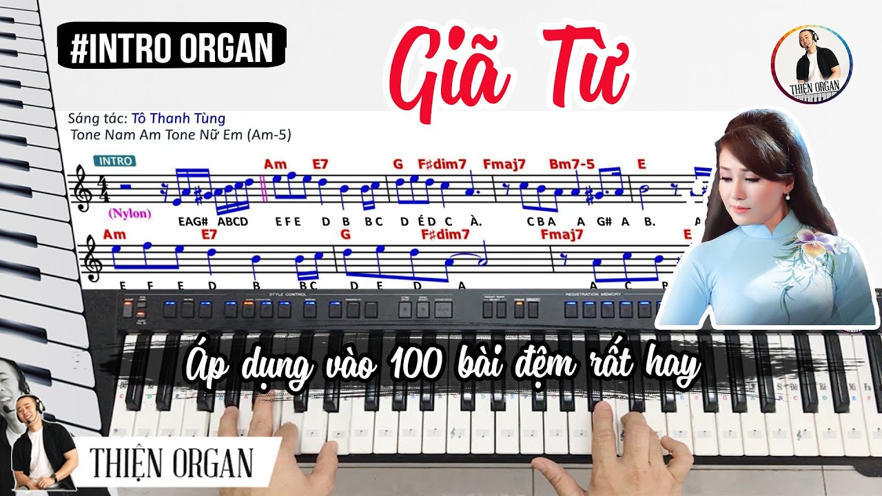Hướng dẫn Intro Giã Từ cực chi tiết || Thiện Organ