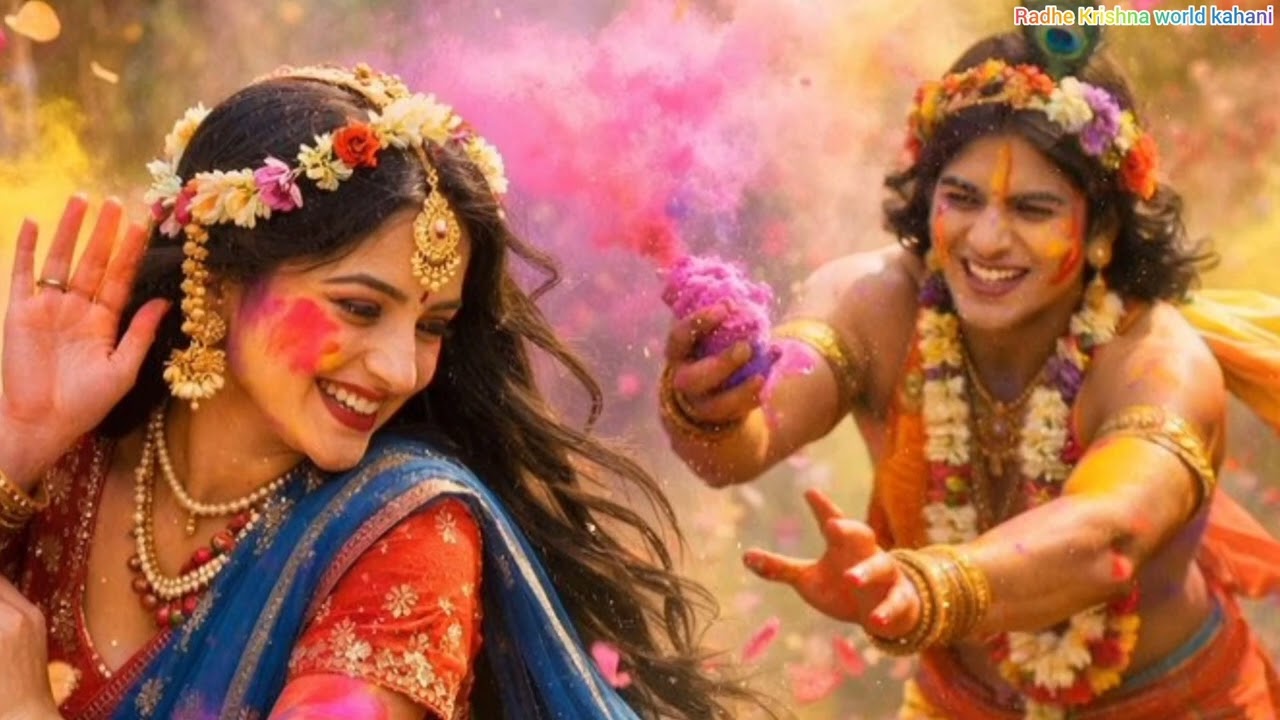 🌸 2026 में वृंदावन की होली: रंगों में डूबी राधा-कृष्ण की लीला 🎨🎶 राधे-राधे की गूँज के साथ 2026 की 