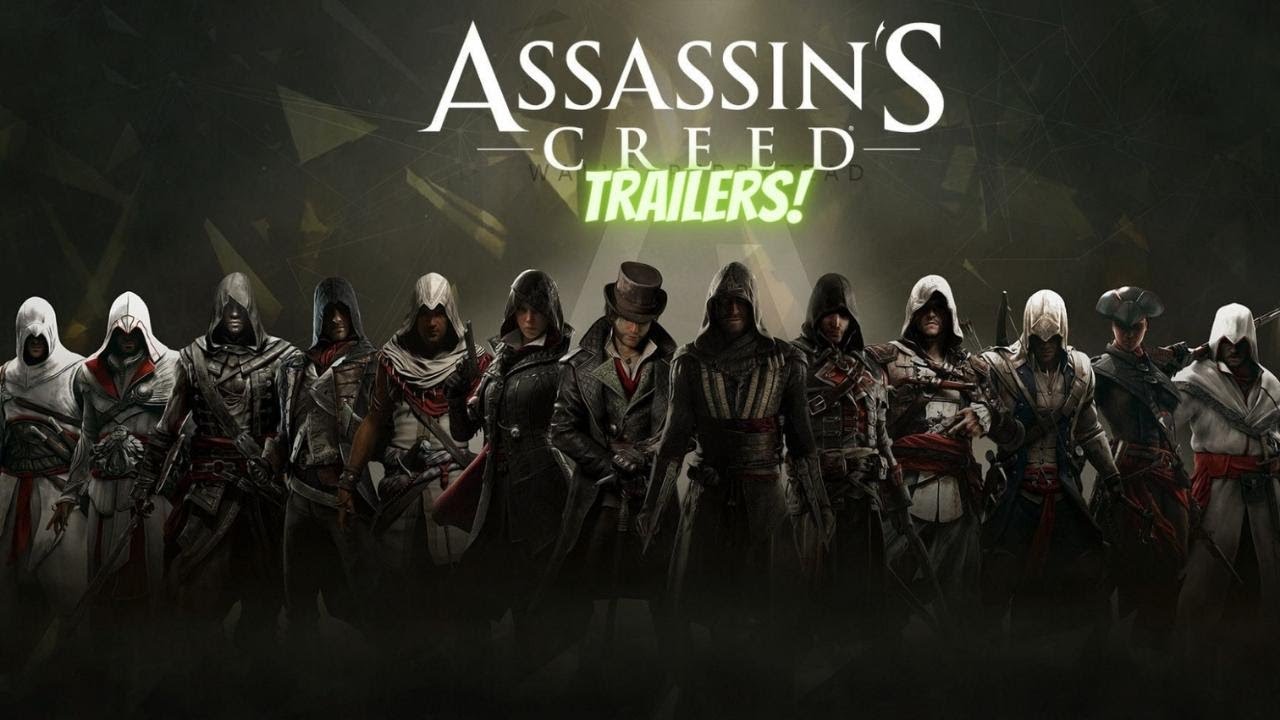 Ubisoft ALL Assassin's Creed Cinematic Trailers(2007-2022)|Game In 05 Days|