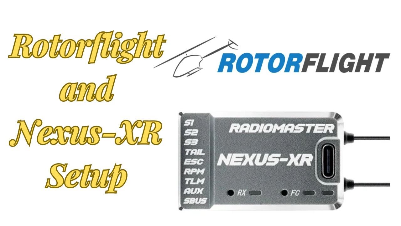 Rotor Flight Nexus XR Setup With Radiomaster TX16S ELRS #5