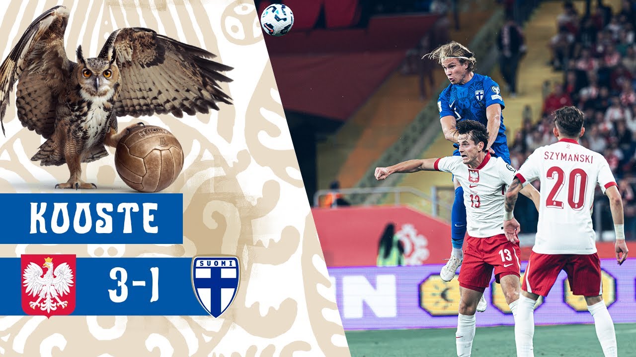 Huuhkajat Highlights (10 min.) | Puola&ndash;Suomi 3&ndash;1 I FIFA World Cup 2026 -karsinnat I 7.9.2025