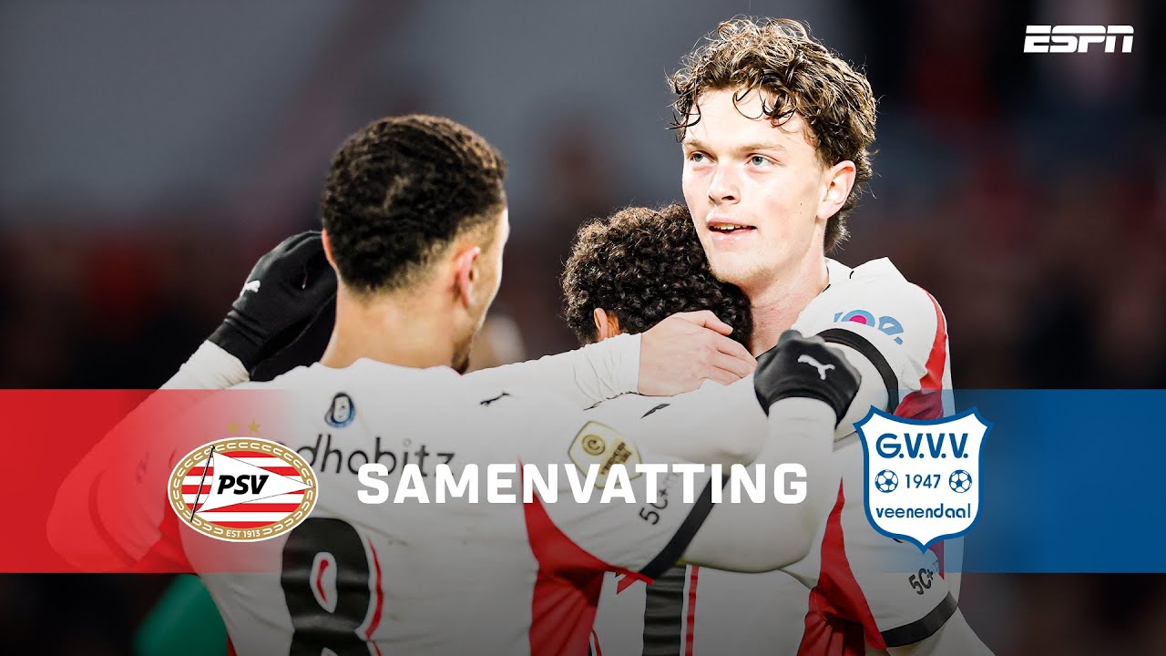 💡 PAUL WANNER maakt zijn EERSTE GOAL voor PSV ⚽️ | Samenvatting PSV - G.V.V.V.
