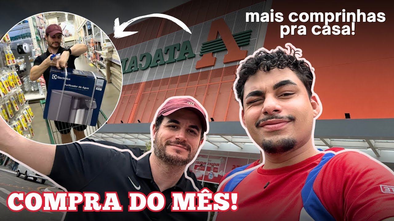 COMPRAS DO MÊS COMPLETA no ATACADÃO 💰| Casal GAY