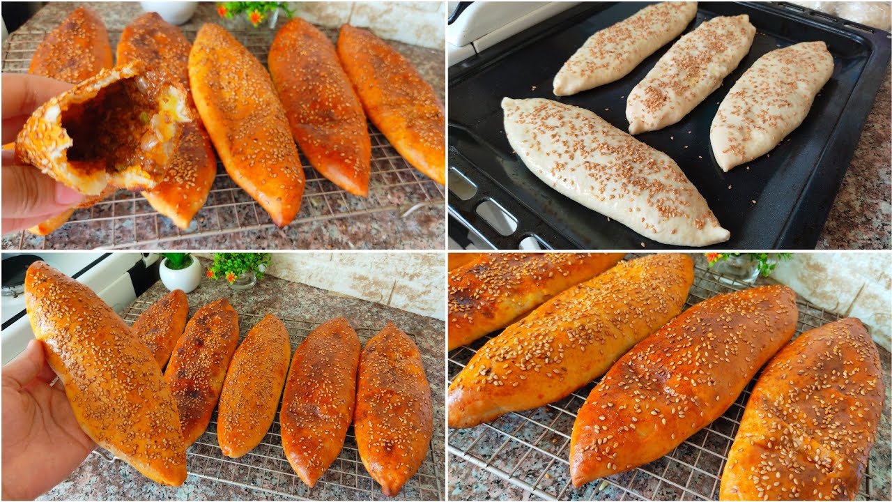 سندويشات البالون بدون اختمار خفاف وخاوين ماينشبعوش 😋/مملحات سريعة