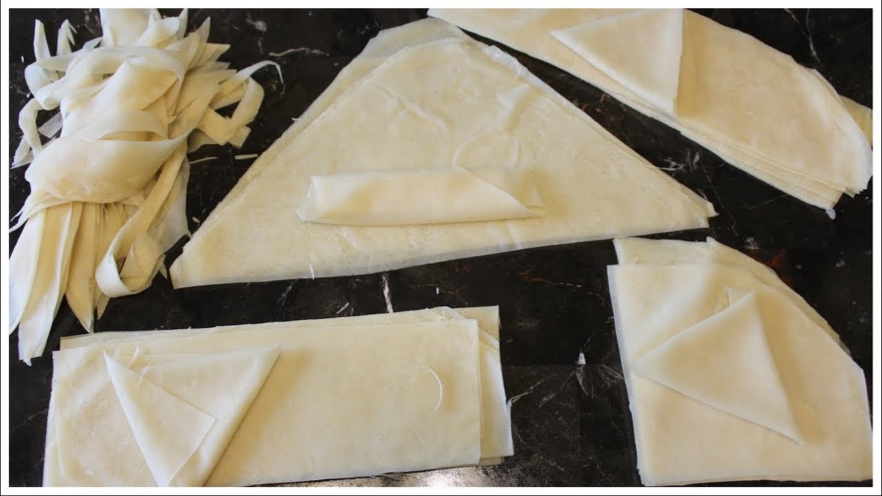 Homemade Samosa Sheets/Pastry Recipe In The Oven ||Manda patti recipe with ENGLISH SUBTITLE