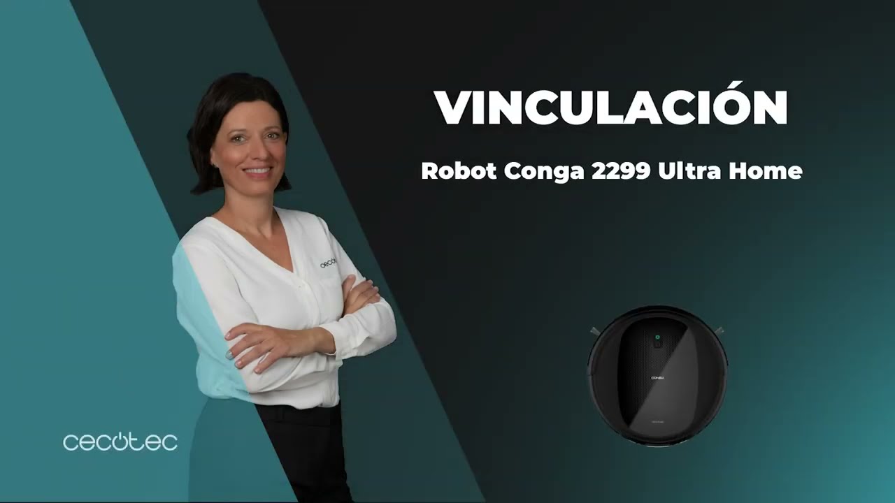 C&oacute;mo vincular el robot aspirador Conga 2299 Ultra Home