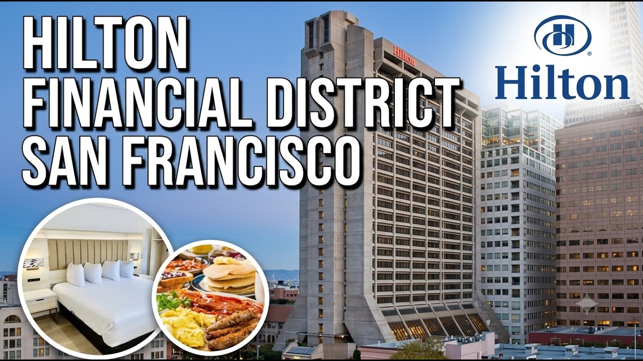 [4K] Hotel tour | 🇺🇸 SAN FRANCISCO, Hilton Financial District 2025