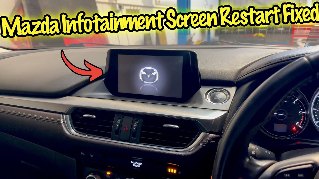 Mazda Infotainment SatNav Screen Restart Reboot PROBLEM - Here is How To FIX for FREE