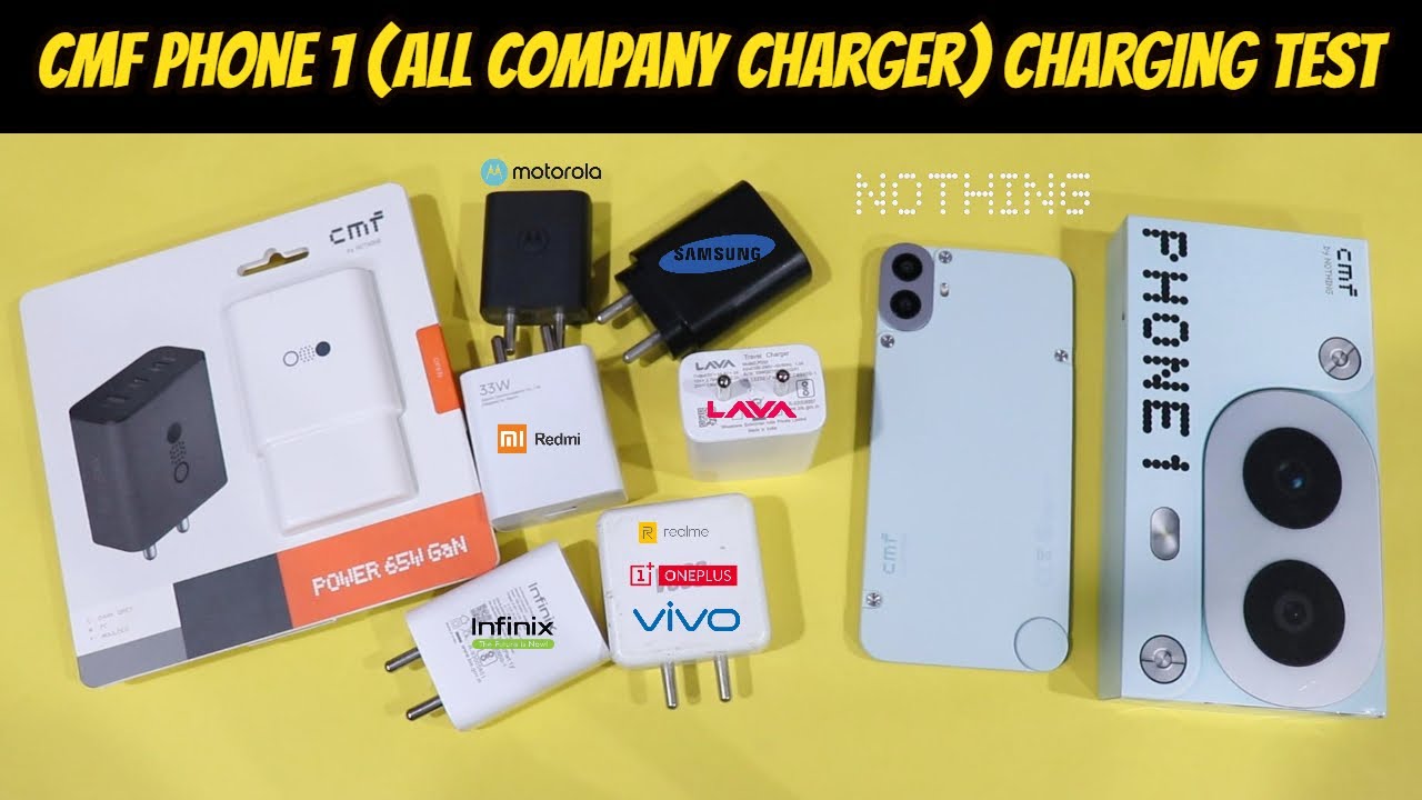Cmf Phone 1 Charging Test | 0% to 100% Charging Test with All Company Charger | HINDI |
